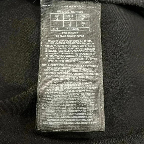 ❤️2/$50❤️[2]Marciano Black  L/S Romper-NWOT - Picture 13 of 13